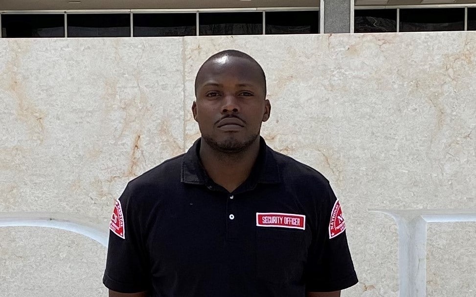 unarmed security guard